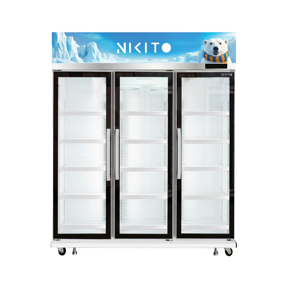 ตู้เครื่องดื่ม 3 ประตู NIKITO HP-1130GW 42 คิว สีขาว