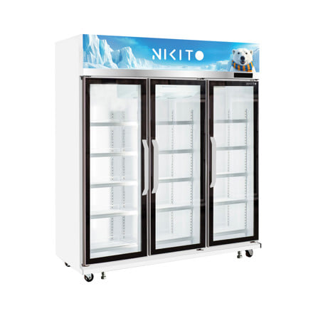 ตู้เครื่องดื่ม 3 ประตู NIKITO HP-1130GW 42 คิว สีขาว_1