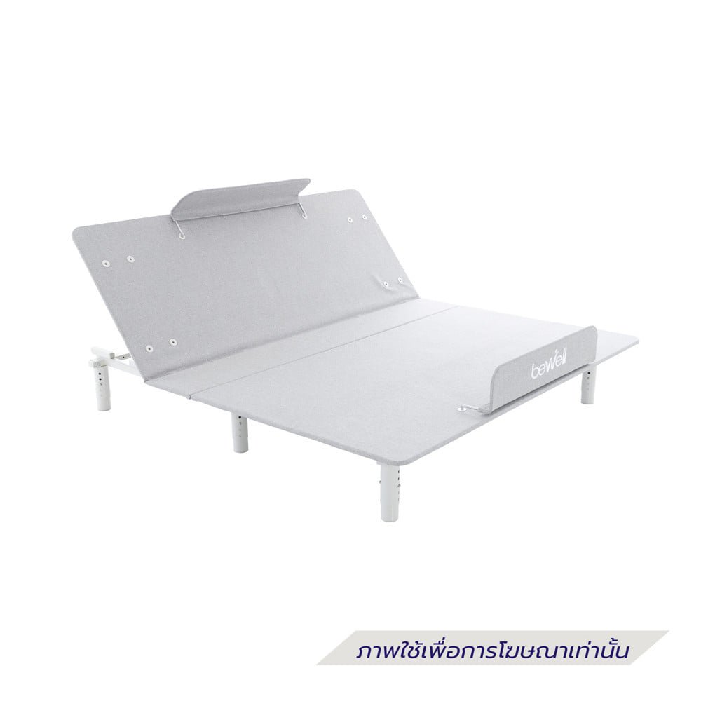 โครงเตียงไฟฟ้าปรับระดับ 3.5 ฟุต BEWELL AB-03 สีเทา