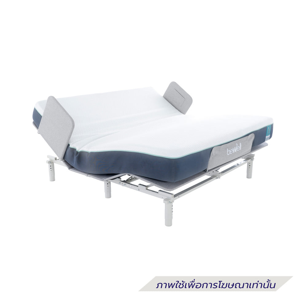 โครงเตียงไฟฟ้าปรับระดับ 3.5 ฟุต BEWELL AB-03 สีเทา