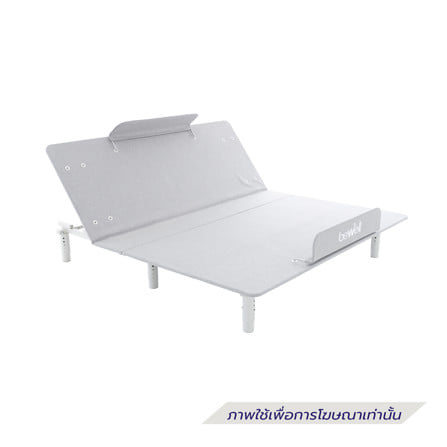 โครงเตียงไฟฟ้าปรับระดับ 3.5 ฟุต BEWELL AB-03 สีเทา_0