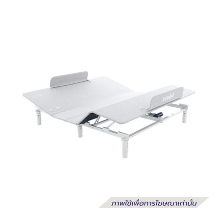 โครงเตียงไฟฟ้าปรับระดับ 3.5 ฟุต BEWELL AB-03 สีเทา_1
