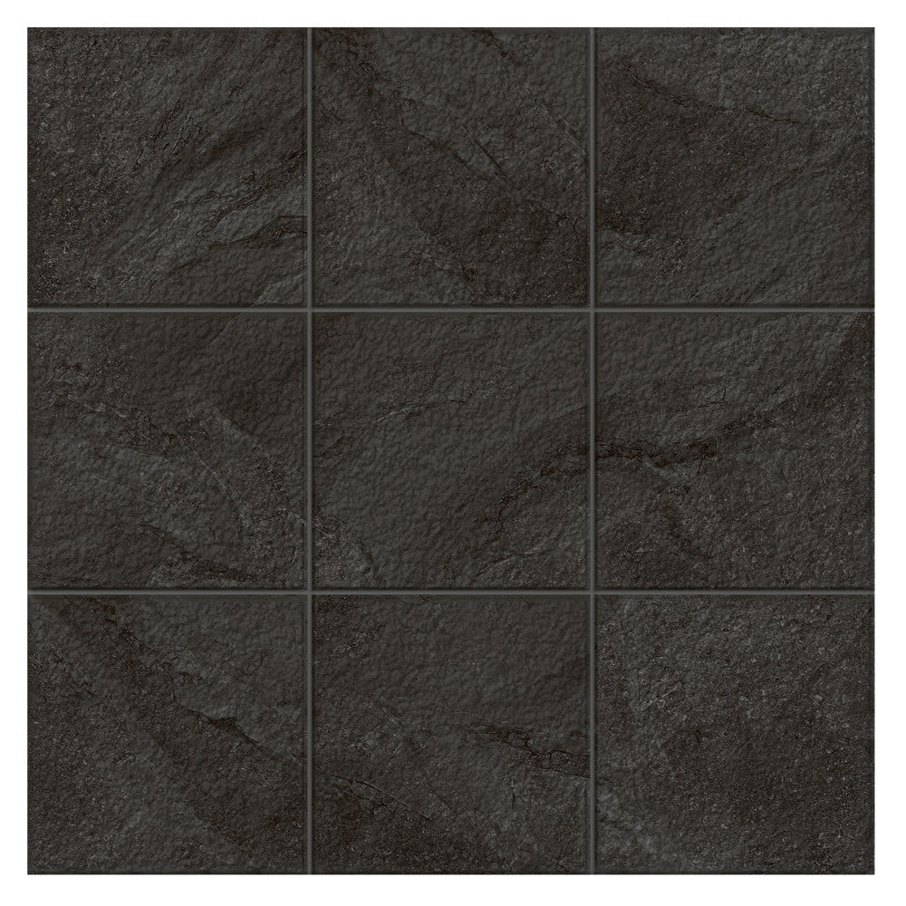 กระเบื้องพื้น 16x16 นิ้ว DURAGRES ชาเวช ดำ (AF) A 0.96 ตร.ม.