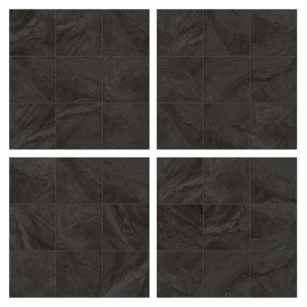 กระเบื้องพื้น 16x16 นิ้ว DURAGRES ชาเวช ดำ (AF) A 0.96 ตร.ม.