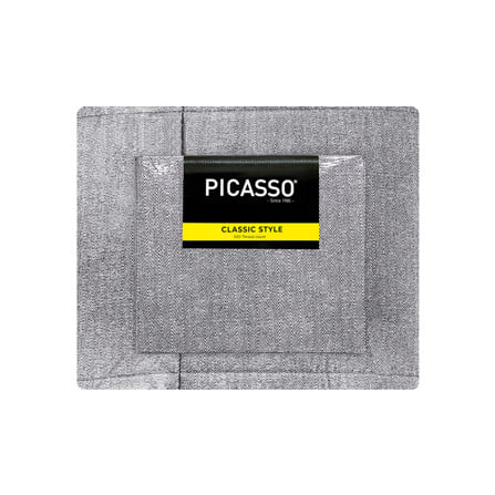 ชุดผ้าปูที่นอน 6 ฟุต (ชุด 6 ชิ้น) PICASSO CLASSIC สี DARK GREY_4
