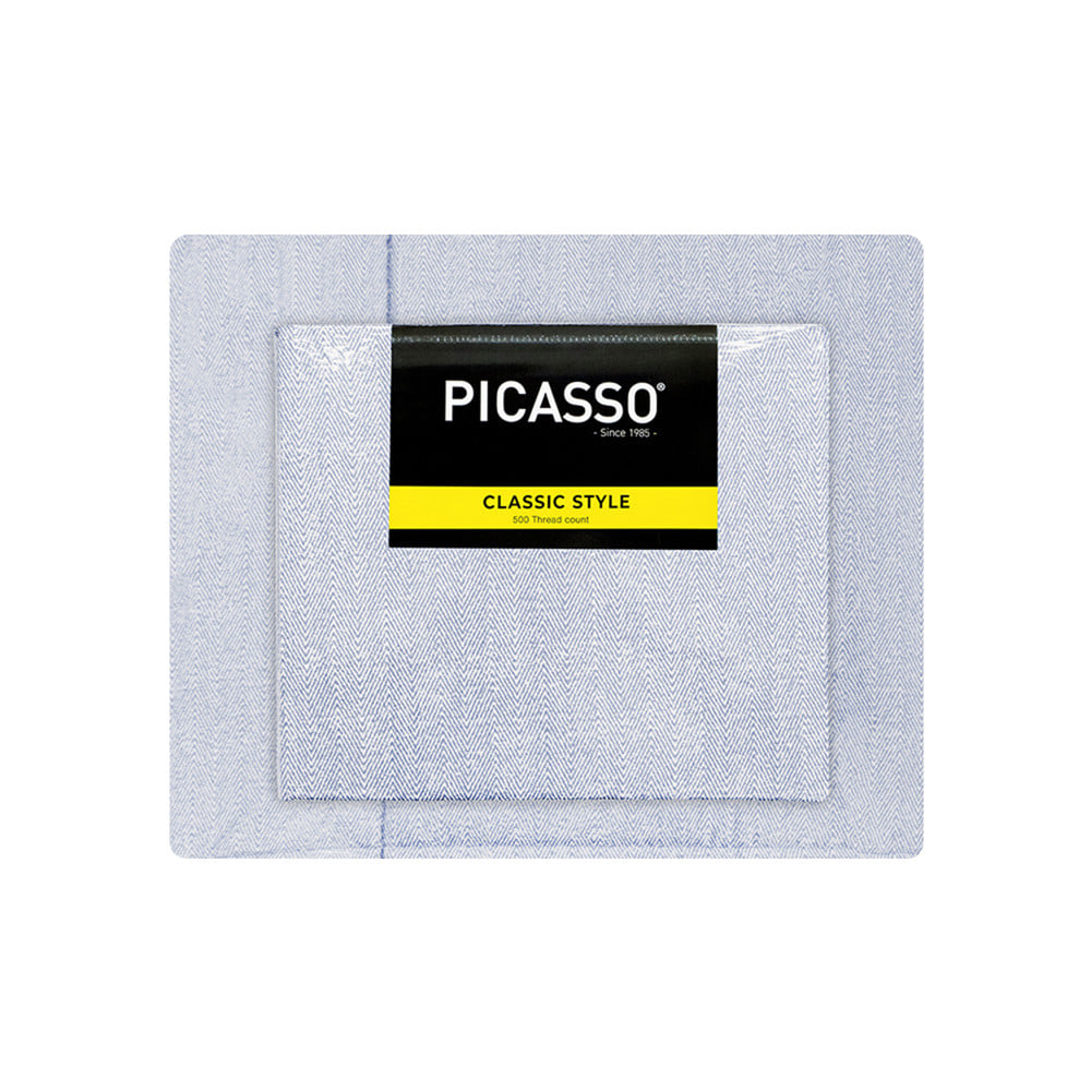 ชุดผ้าปูที่นอน 6 ฟุต (ชุด 6 ชิ้น) PICASSO CLASSIC สี LIGHT GREY