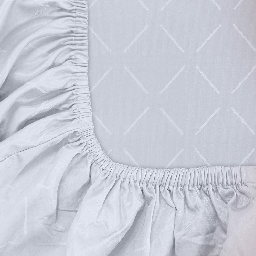 ชุดผ้าปูที่นอน 6 ฟุต (ชุด 6 ชิ้น) PICASSO TENCEL สี LIGHT GREY