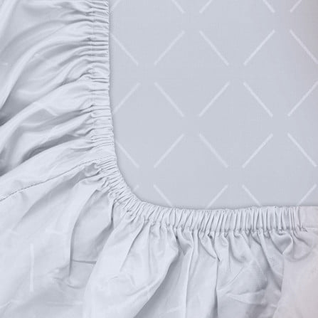 ชุดผ้าปูที่นอน 6 ฟุต (ชุด 6 ชิ้น) PICASSO TENCEL สี LIGHT GREY_2
