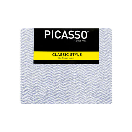 ชุดผ้าปูที่นอน 6 ฟุต (ชุด 5 ชิ้น) PICASSO CLASSIC สี LIGHT GREY_4