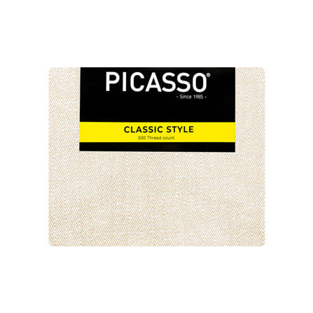 ชุดผ้าปูที่นอน 6 ฟุต (ชุด 5 ชิ้น) PICASSO CLASSIC สี BROWN_4
