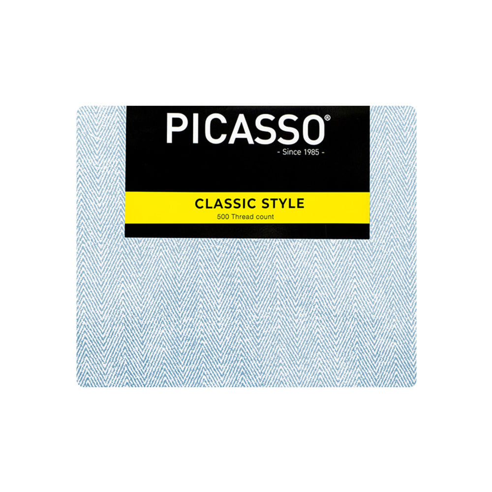 ชุดผ้าปูที่นอน 6 ฟุต (ชุด 5 ชิ้น) PICASSO CLASSIC สี BLUE