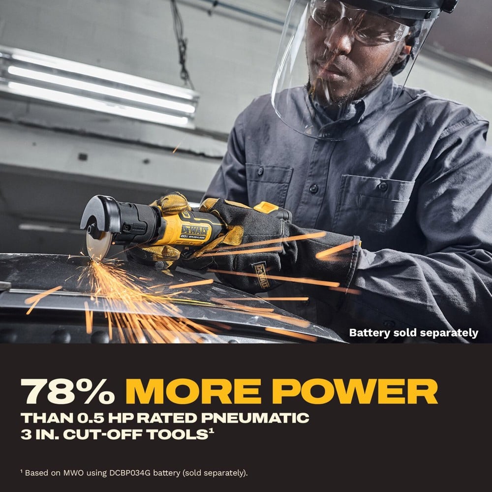 เครื่องตัด 3 นิ้ว (เฉพาะตัวเครื่อง) DEWALT DCG430B 18 โวลต์ (สูงสุด 20 โวลต์)