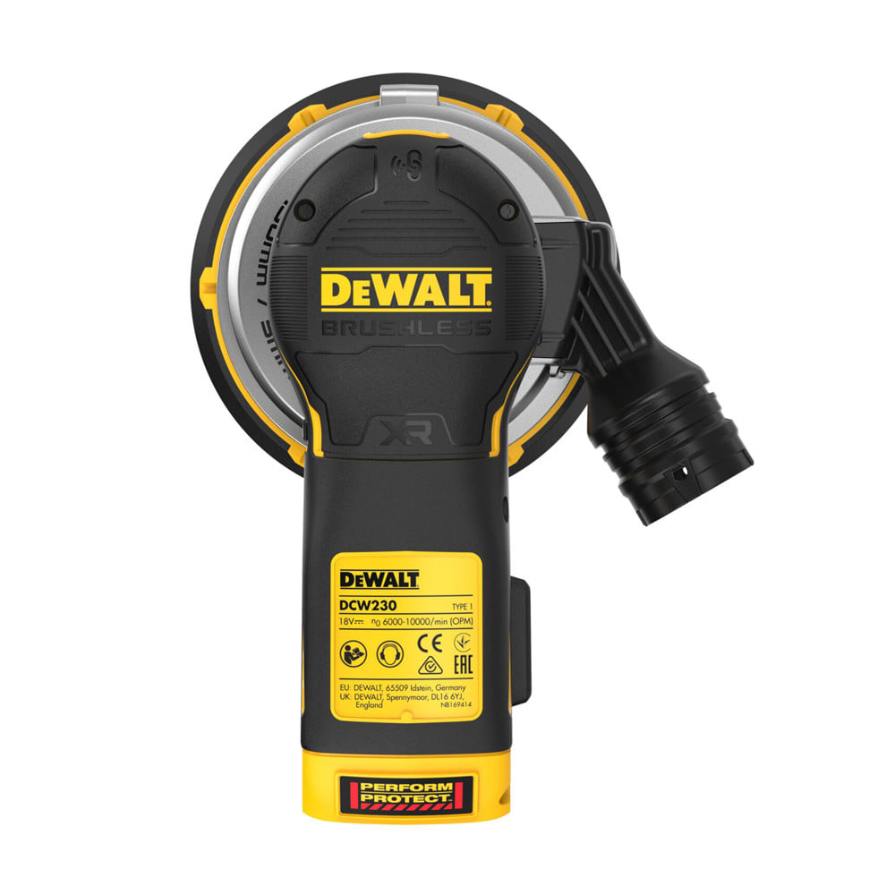 เครื่องขัดกระดาษทราย 6 นิ้ว DEWALT DCW230N-XJ 18 โวลต์ (สูงสุด 20 โวลต์)