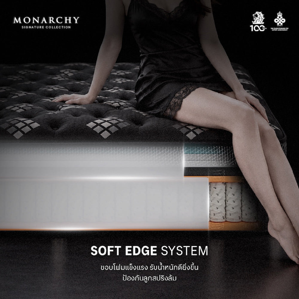 ที่นอนพ็อกเก็ตสปริง 6 ฟุต DUNLOPILLO MONARCHY