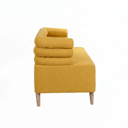 โซฟา 3 ที่นั่ง KONCEPT CLICKR 19252456 สีเหลือง_2