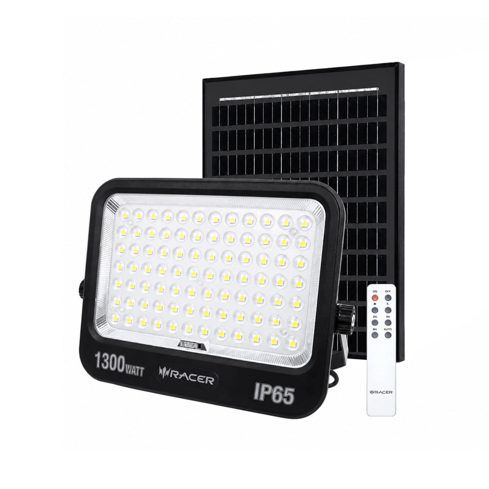 ไฟสปอตไลท์ SOLAR RACER ULTIMATE V2 1300 วัตต์ DAYLIGHT สีดำ