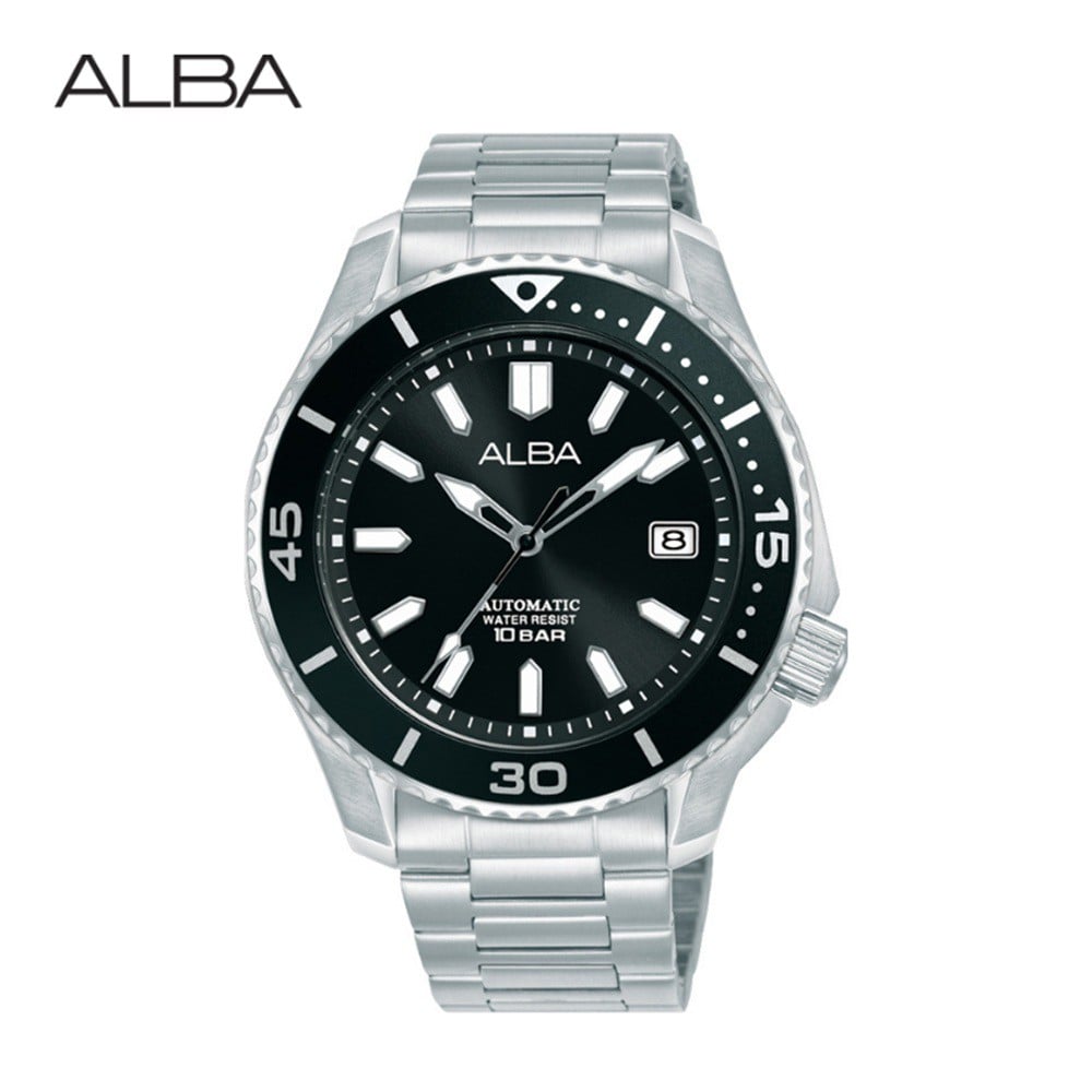 นาฬิกาข้อมือผู้ชาย ALBA SPORTIVE AU4091X 42.5 มม. สีดำ