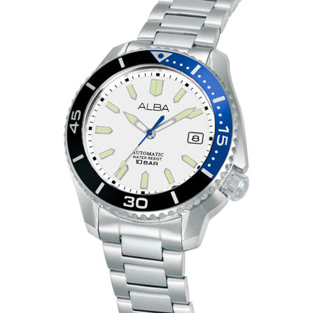 นาฬิกาข้อมือผู้ชาย ALBA SPORTIVE AU4085X 42.5 มม. สีขาว_1