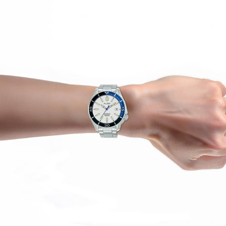 นาฬิกาข้อมือผู้ชาย ALBA SPORTIVE AU4085X 42.5 มม. สีขาว_4