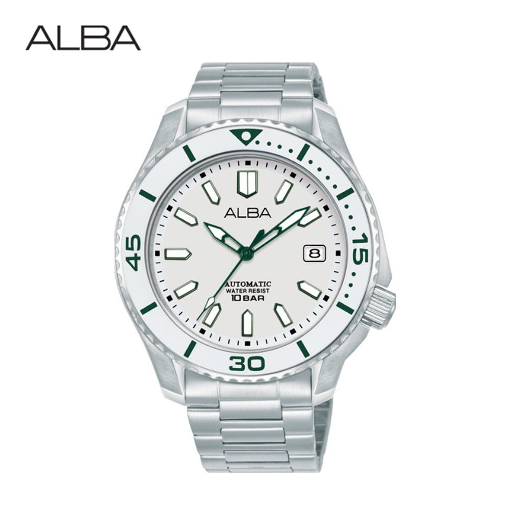 นาฬิกาข้อมือผู้ชาย ALBA SPORTIVE AU4093X 42.5 มม. สีขาว