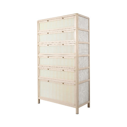 ตู้วางรองเท้า GOLDMORIC LUXURIOUS LIVING 82 ซม.สีครีม_0