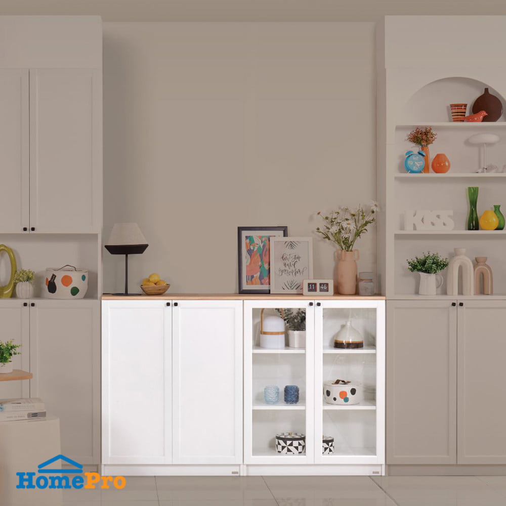 ตู้เตี้ย SB FURNITURE TRIXX 59064524 160 ซม. สีขาว