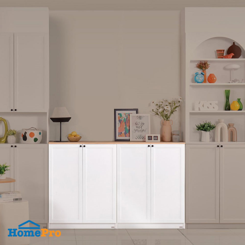 ตู้เตี้ย SB FURNITURE TRIXX 59064522 160 ซม. สีขาว