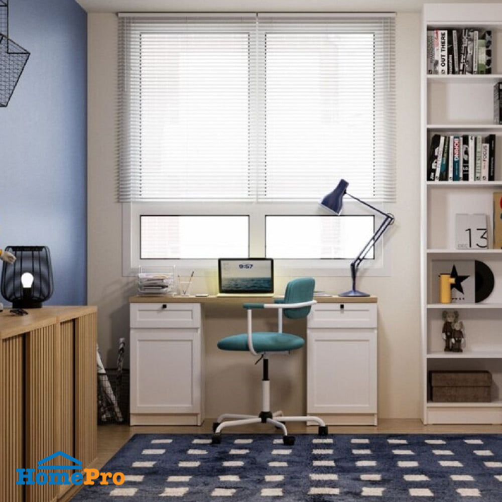 โต๊ะทำงาน SB FURNITURE TRIXX 19256843 140 ซม. สี WHITE