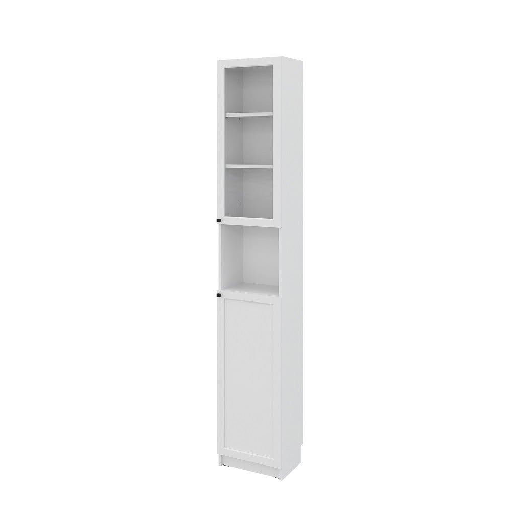 ตู้สูงบานผสม SB FURNITURE TRIXX 59064931 140 ซม. สีขาว