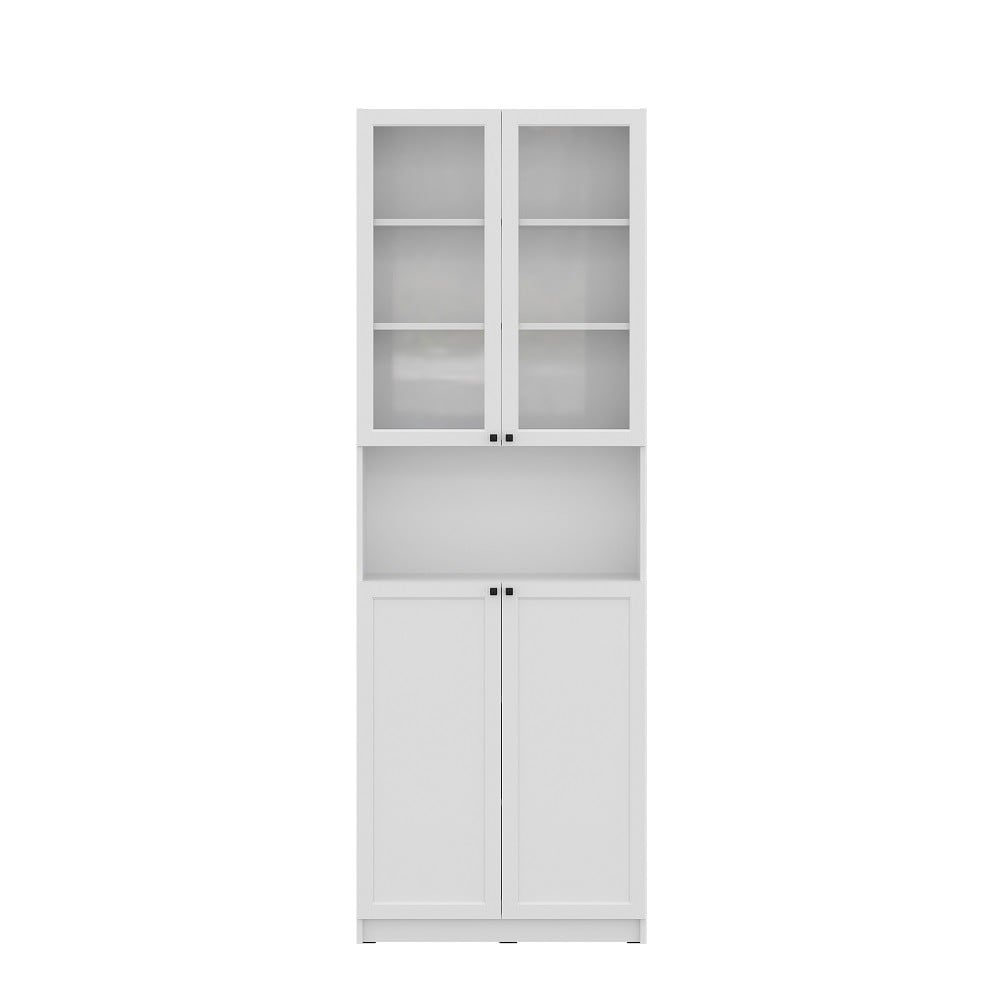 ตู้สูงบานผสม SB FURNITURE TRIXX 59064931 140 ซม. สีขาว
