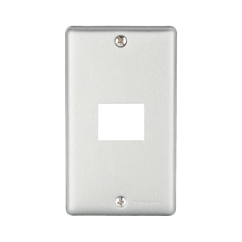 WALL PLATE PANASONIC WN 7501-M8 1 GANG SILVER