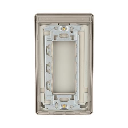 WATERPROOF WALL PLATE PANASONIC WN 7903-8 3-GANG GREY_3