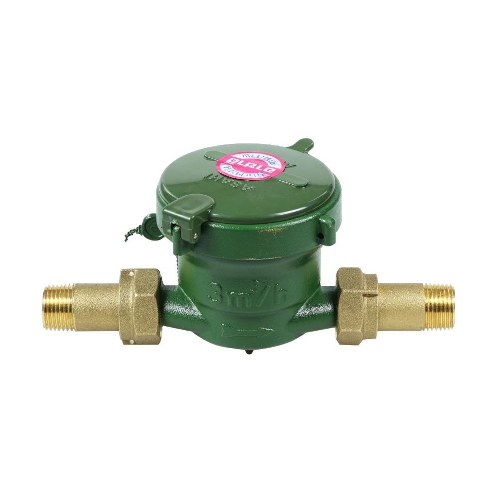 มิเตอร์น้ำทองเหลือง SANWA 1/2 นิ้ว