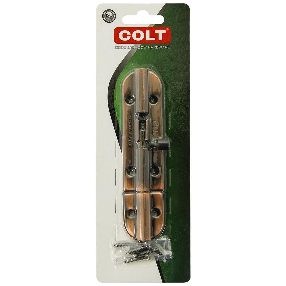 กลอนทั่วไป COLT 400 4 นิ้ว สีทองแดงรมดำ