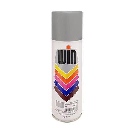สีสเปรย์ WIN 300 BRIGHT SILVER