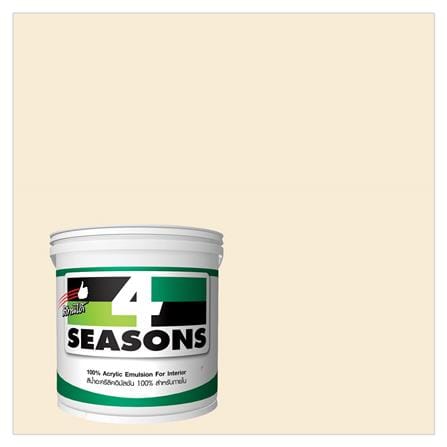 สีน้ำทาภายใน TOA 4 SEASONS สีครีม #A2001 ด้าน 1 แกลลอน_0