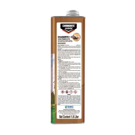 WOOD PRESERVATIVE CHAINDRITE 1.8L CLEAR_1