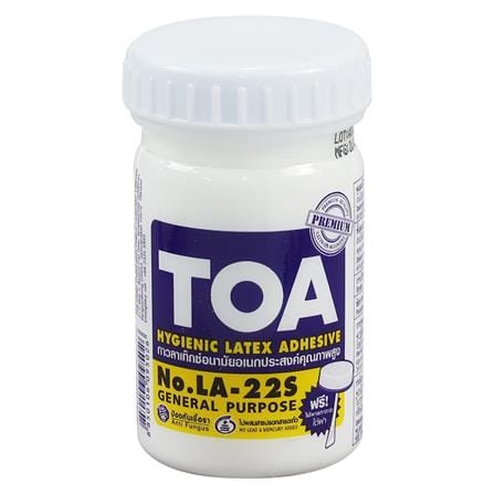กาวลาเท็กซ์ทั่วไป TOA 4 ออนซ์ สีขาว_0