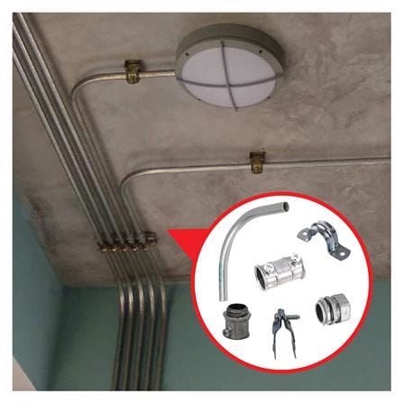 2-HOLE EMT CONDUIT STRAP JSN 3/4” 20-EA/PACK_2