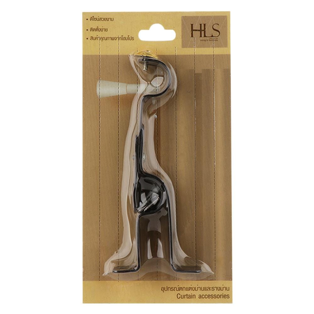 ขารับราง 2 ชั้น เหล็ก HOME LIVING STYLE 25 มม. สีน้ำตาลเข้ม