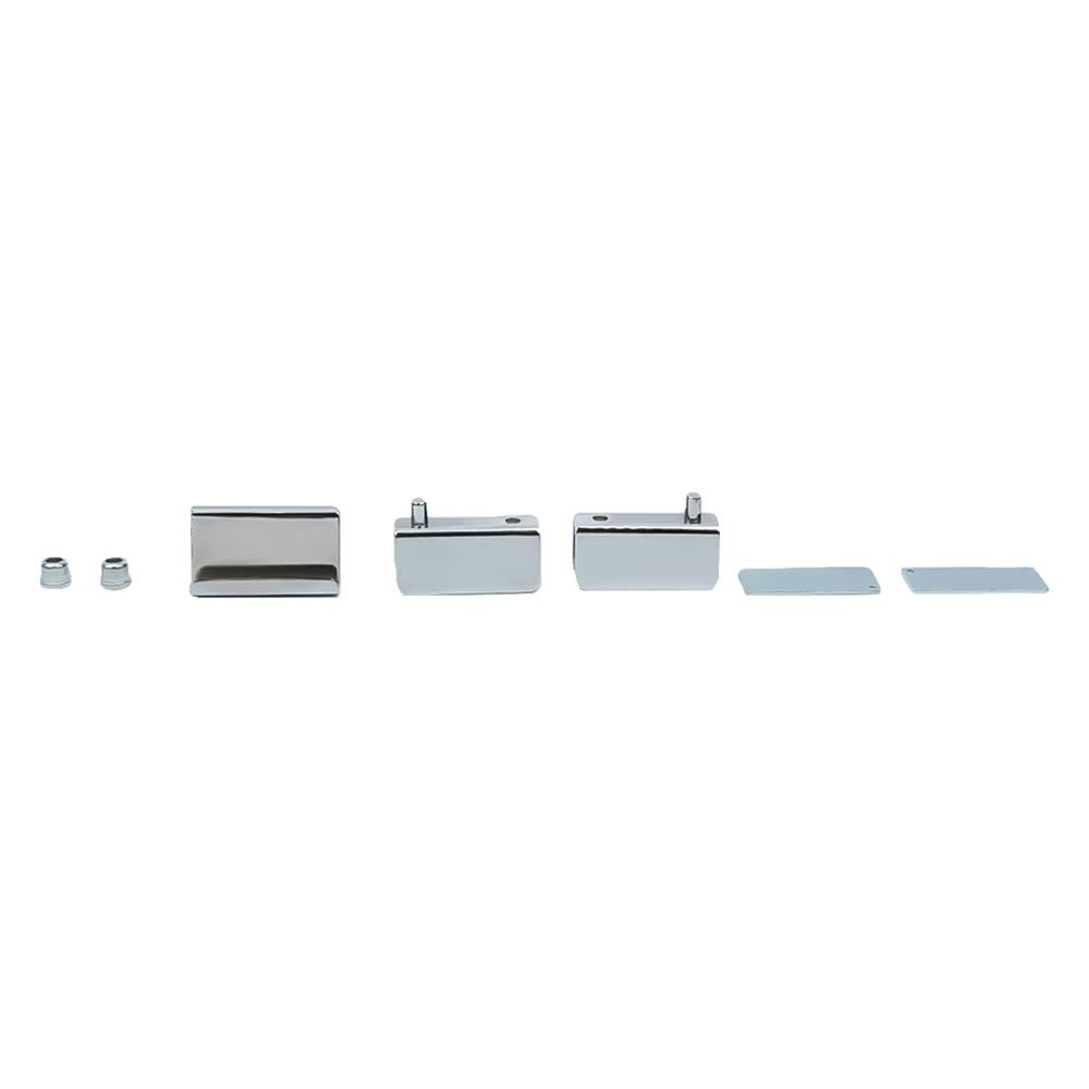 GLASS DOOR HINGE WITH HANDLE FITT GH-2040 CHROME