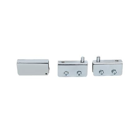 GLASS DOOR HINGE WITH HANDLE FITT GH-2040 CHROME_0