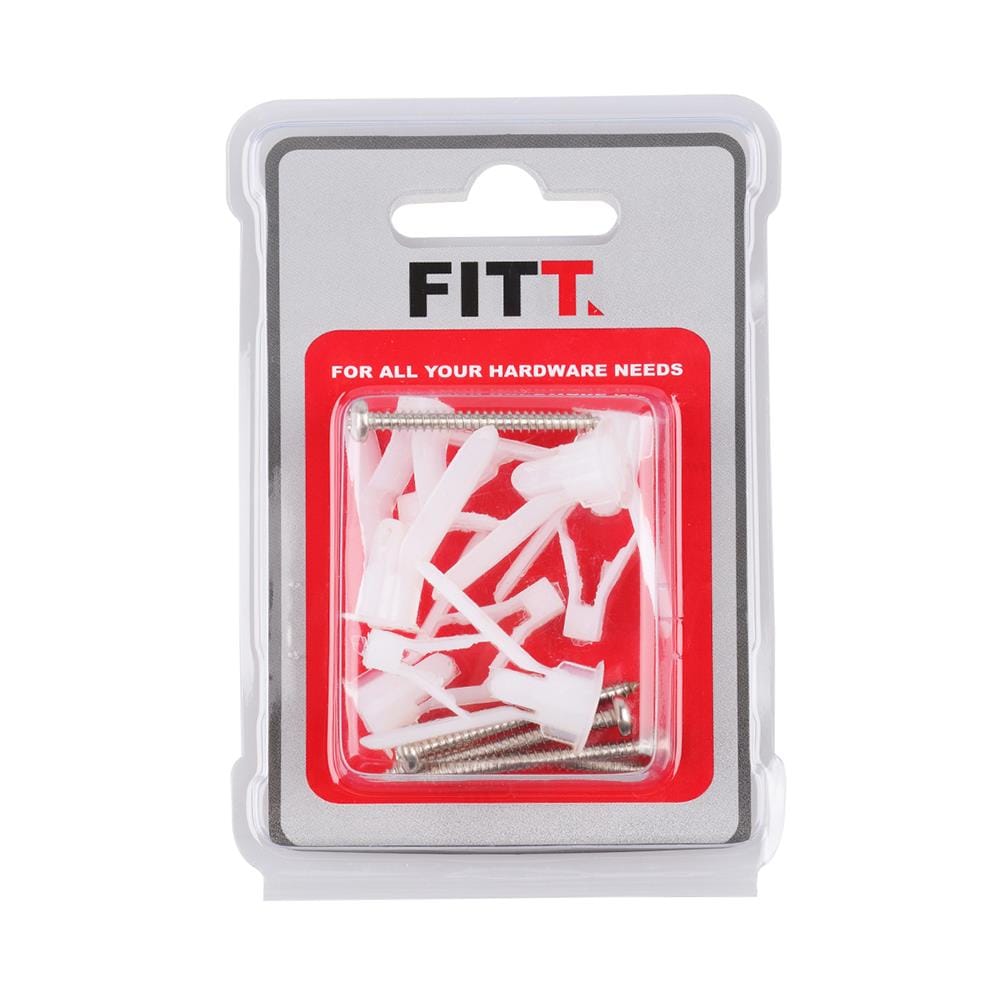 PLASTIC DRYWALL ANCHORS WITH SCREWS FITT