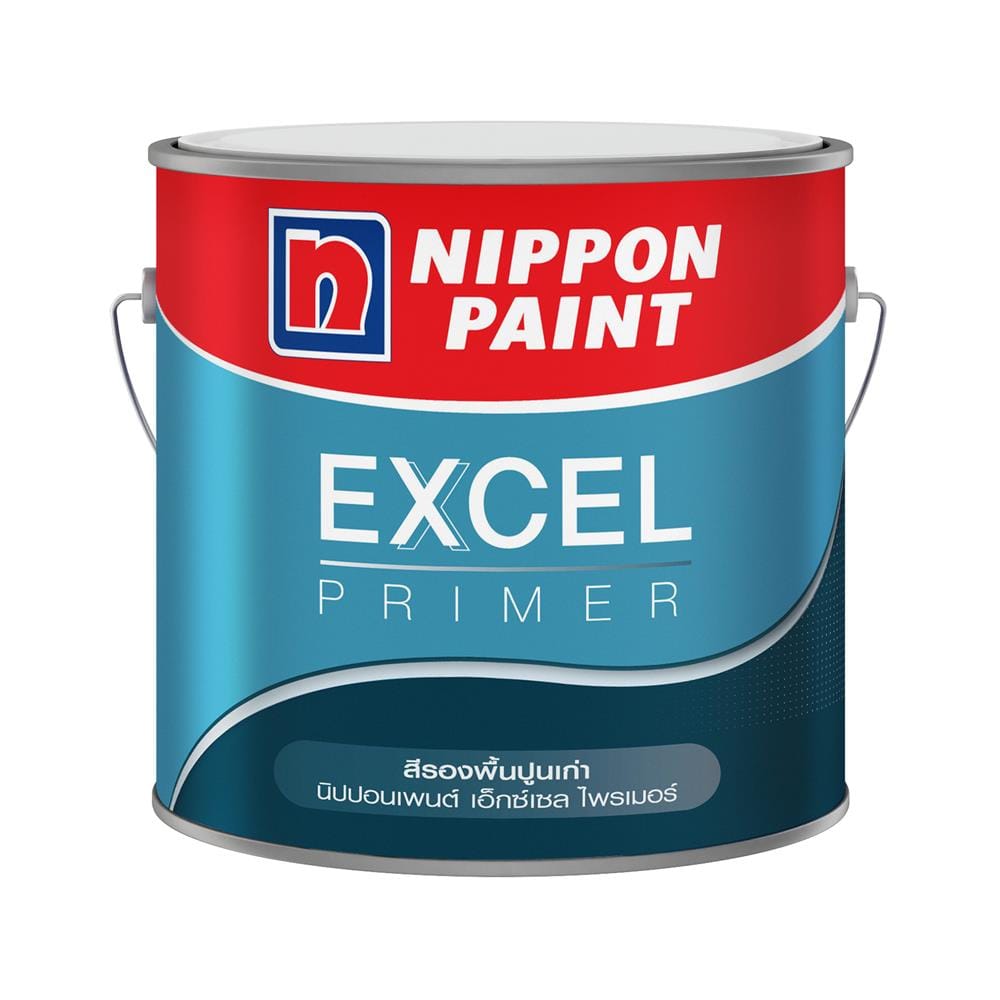 สีรองพื้นปูนเก่า NIPPON PAINT EXCEL PRIMER 1 แกลลอน