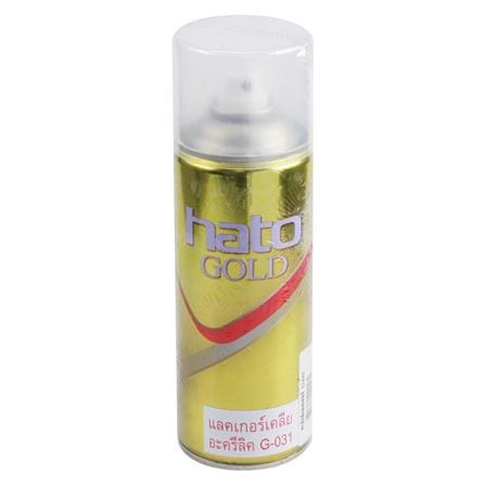 สีสเปรย์แลคเกอร์ HATO G-031 สีทอง 400 ซีซี