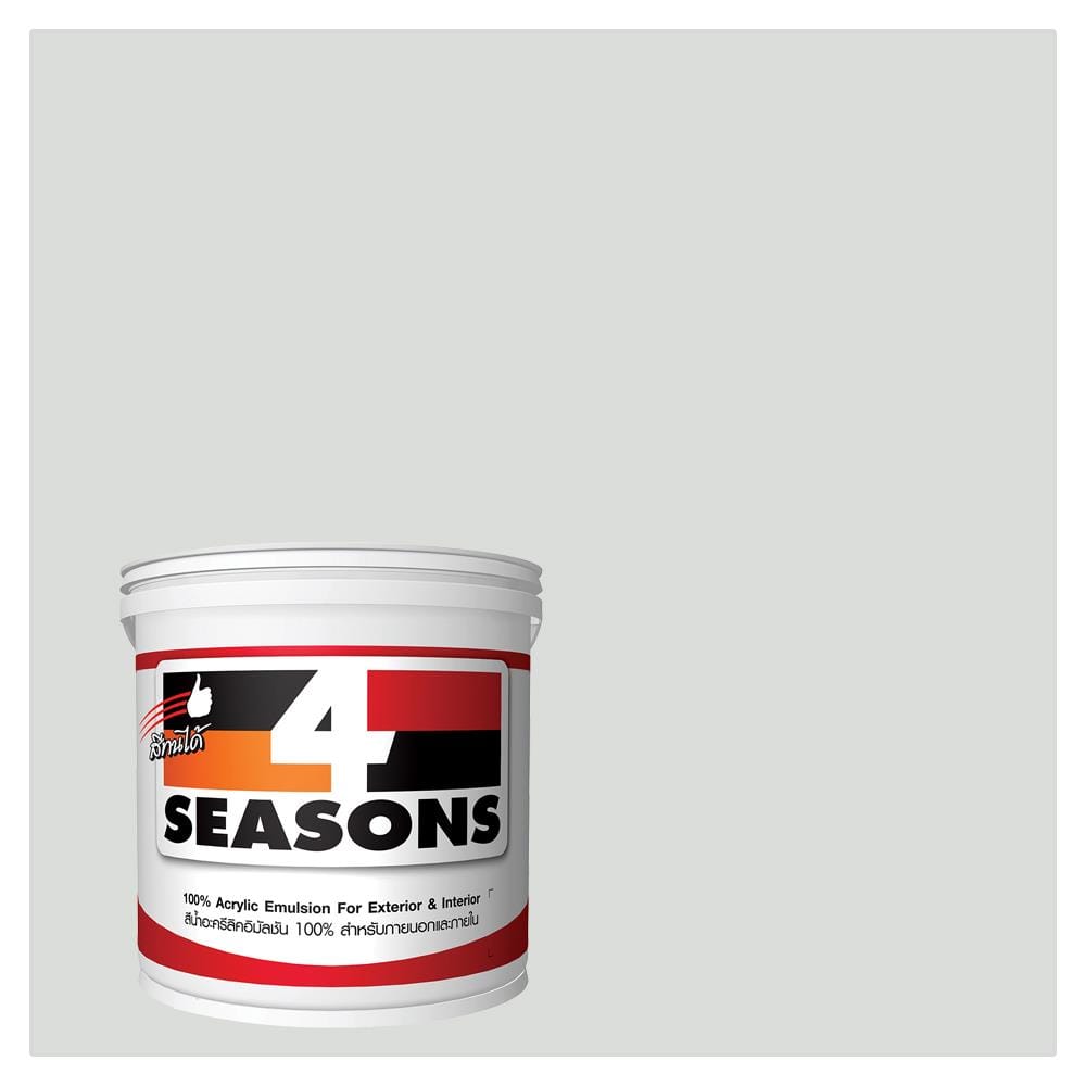 สีน้ำทาภายนอก TOA 4 SEASONS สีเทา #A5006 ด้าน 1 แกลลอน