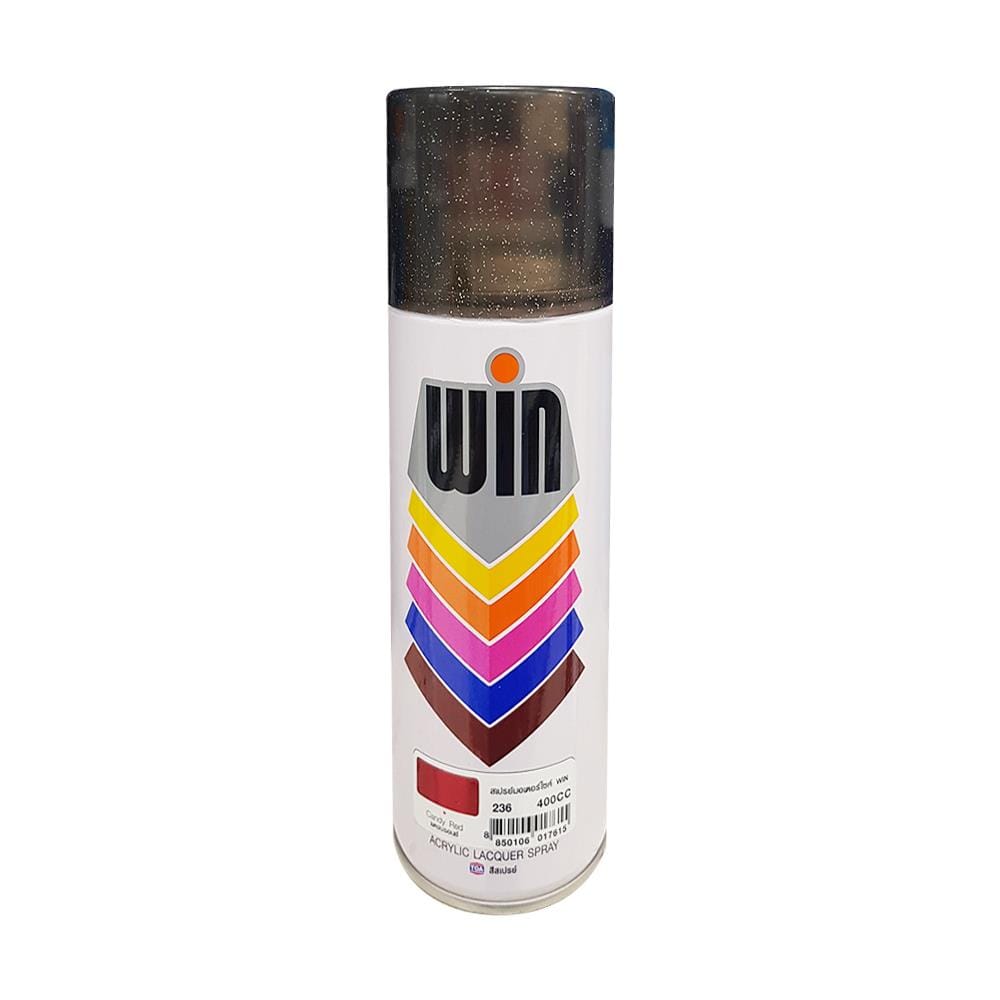 สีสเปรย์ WIN 236 CANDY RED 400 ซีซี