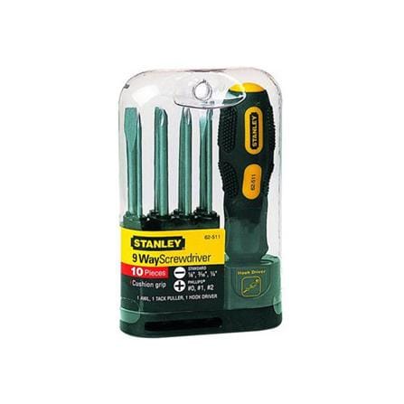 ไขควงชุด STANLEY 62-511 9 ชิ้น/ชุด