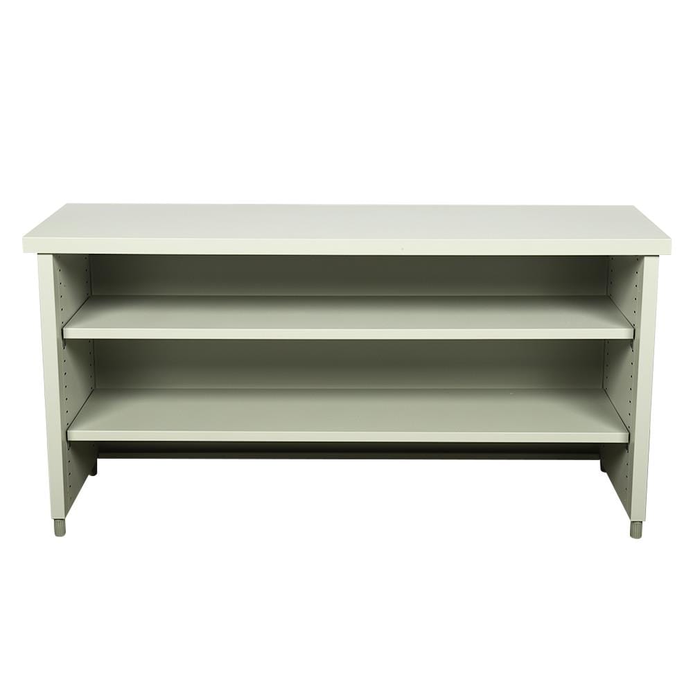โต๊ะทำงานเหล็ก LUCKY WORLD KDS-150-TG 150 ซม. สีเทาทราย