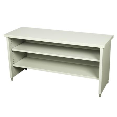 โต๊ะทำงานเหล็ก LUCKY WORLD KDS-150-TG 150 ซม. สีเทาทราย